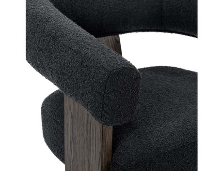 Julina Charcoal Upholstered Accent Chair - Ornate Home