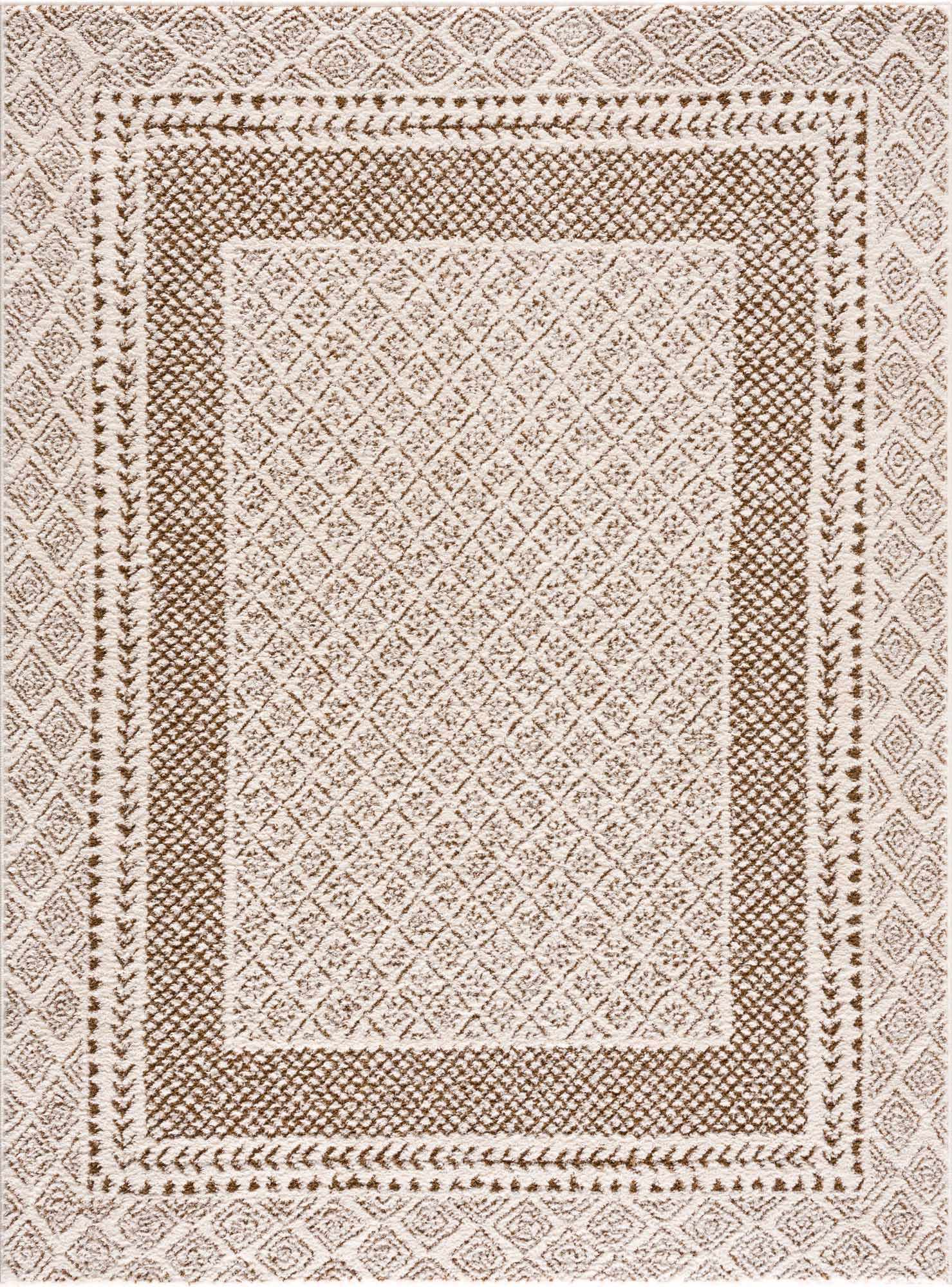 Julio Scandi Boho Area Rug - Brown - Ornate Home