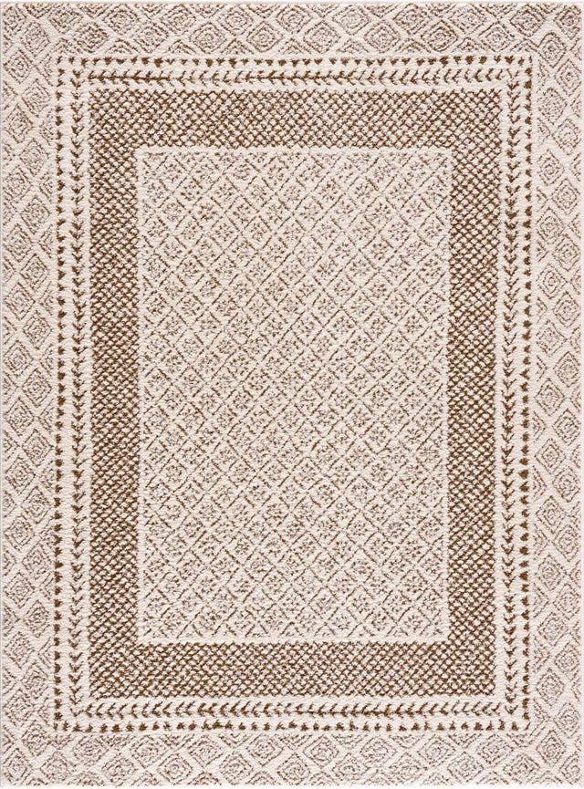 Julio Scandi Boho Area Rug - Brown - Ornate Home