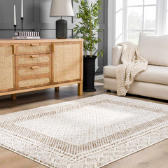 Julio Scandi Boho Area Rug - Brown - Ornate Home