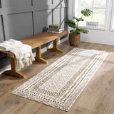 Julio Scandi Boho Area Rug - Brown - Ornate Home