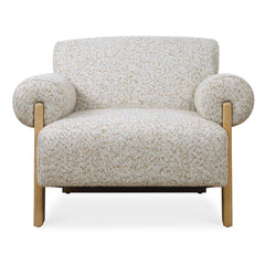 Juncture White Upholstered Accent Chair - Ornate Home