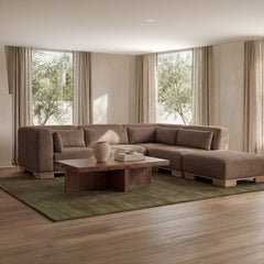 June Dark Brown Dream Modular Sectional - Ornate Home