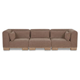June Dark Brown Modular Sofa - Ornate Home