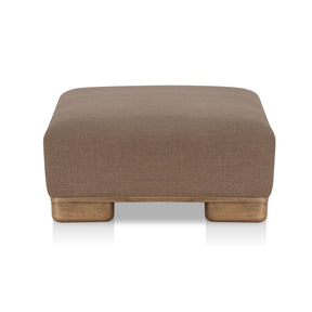 June Dark Brown Ottoman - Ornate Home