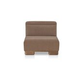June Dark Brown Slipper Chair - Ornate Home