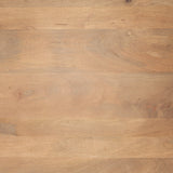 June Light Brown Wood with Fluting Square Coffee Table - Ornate Home