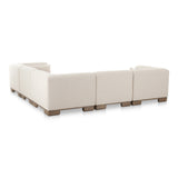 June Oatmeal Classic L Shaped Modular Sectional - Ornate Home