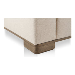 June Oatmeal Classic L Shaped Modular Sectional - Ornate Home