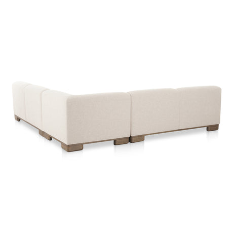 June Oatmeal Corner Modular Sectional - Ornate Home