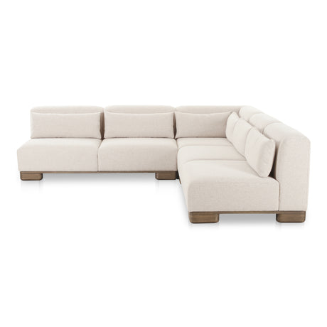 June Oatmeal Corner Modular Sectional - Ornate Home