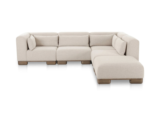 June Oatmeal Dream Modular Sectional - Ornate Home