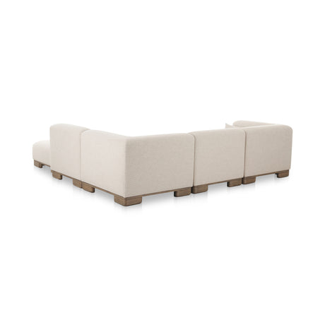 June Oatmeal Dream Modular Sectional - Ornate Home