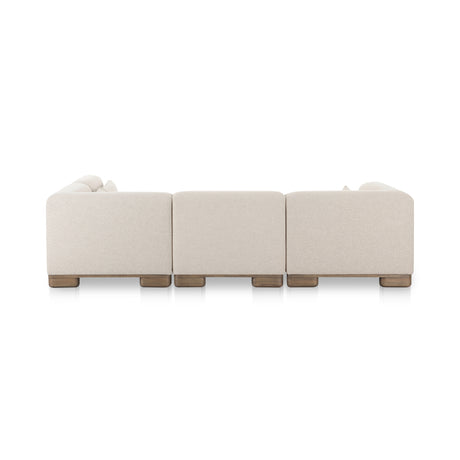 June Oatmeal Dream Modular Sectional - Ornate Home