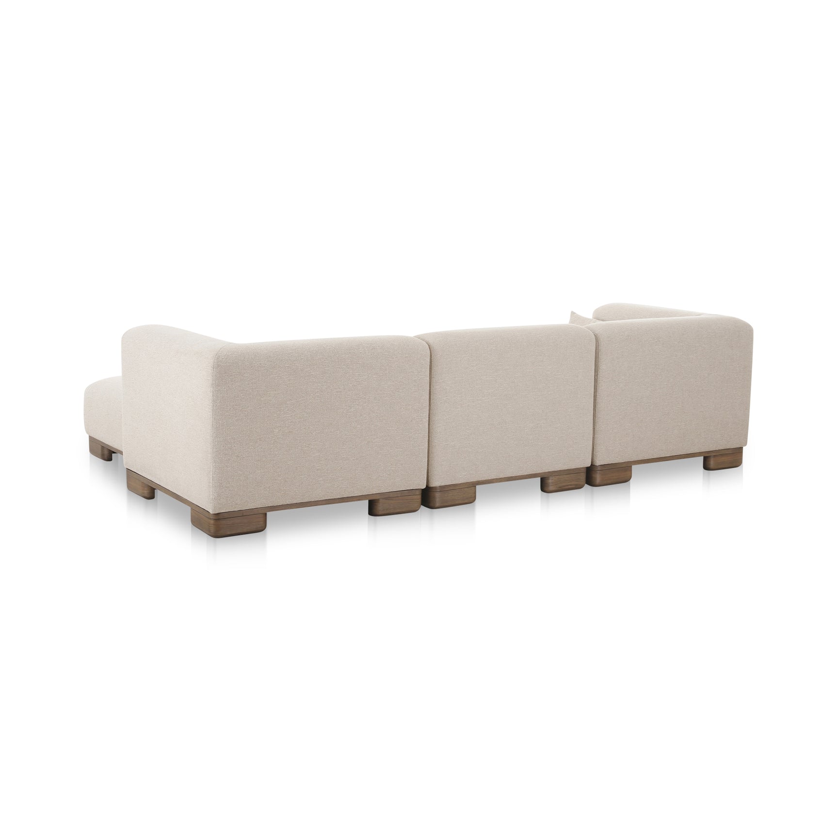 June Oatmeal Lounge Modular Sectional - Ornate Home