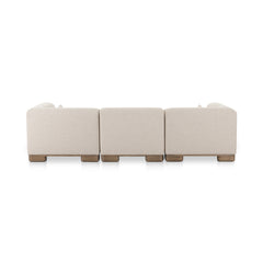June Oatmeal Lounge Modular Sectional - Ornate Home