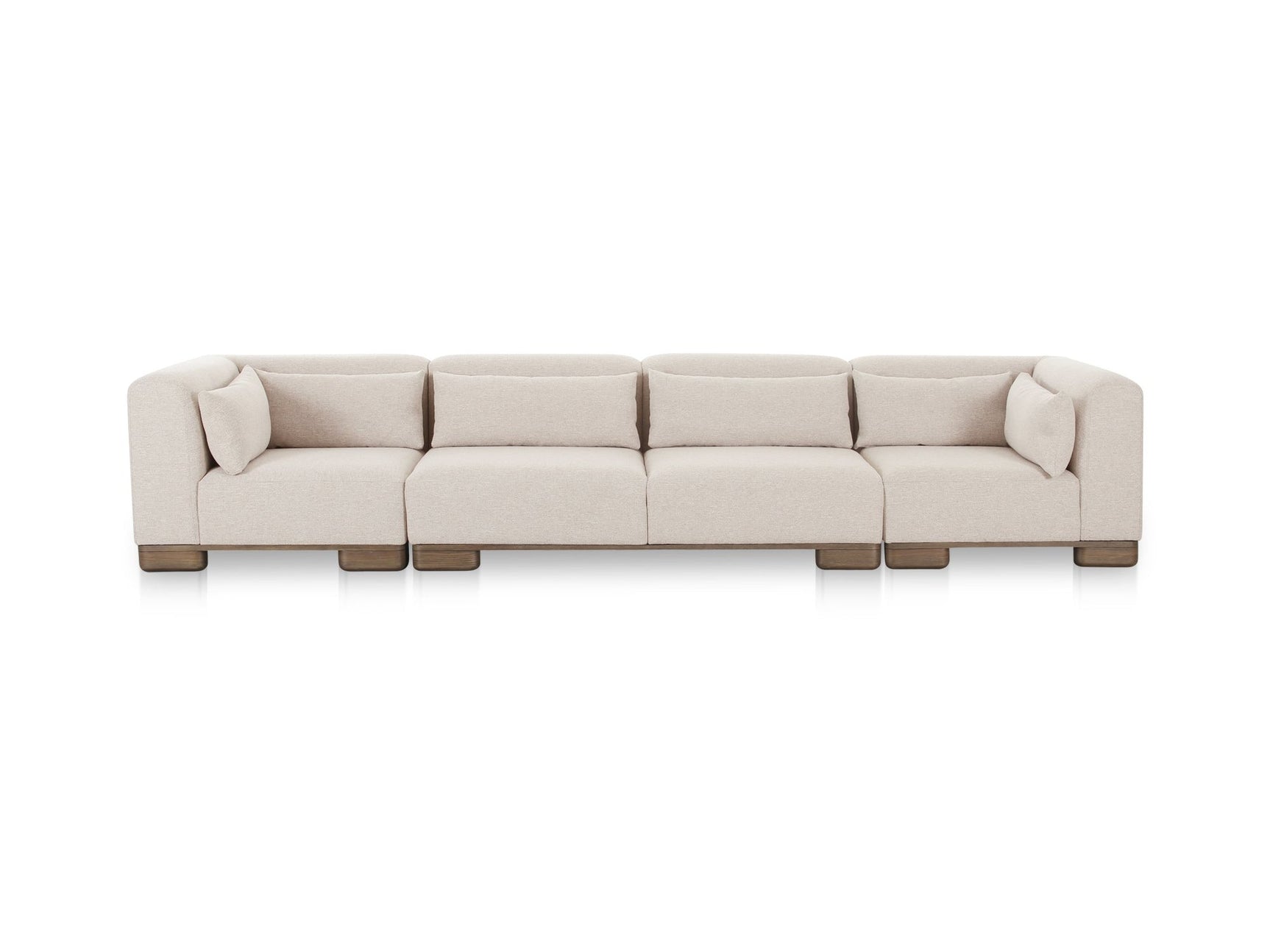 June Oatmeal Modular Sofa - Ornate Home