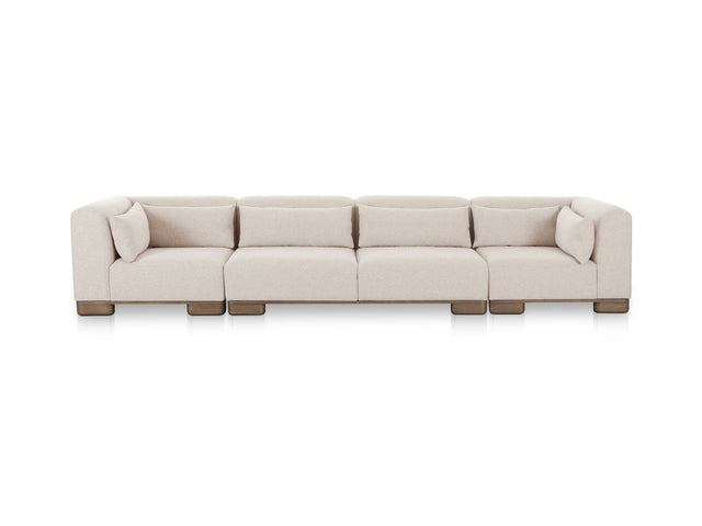 June Oatmeal Modular Sofa - Ornate Home
