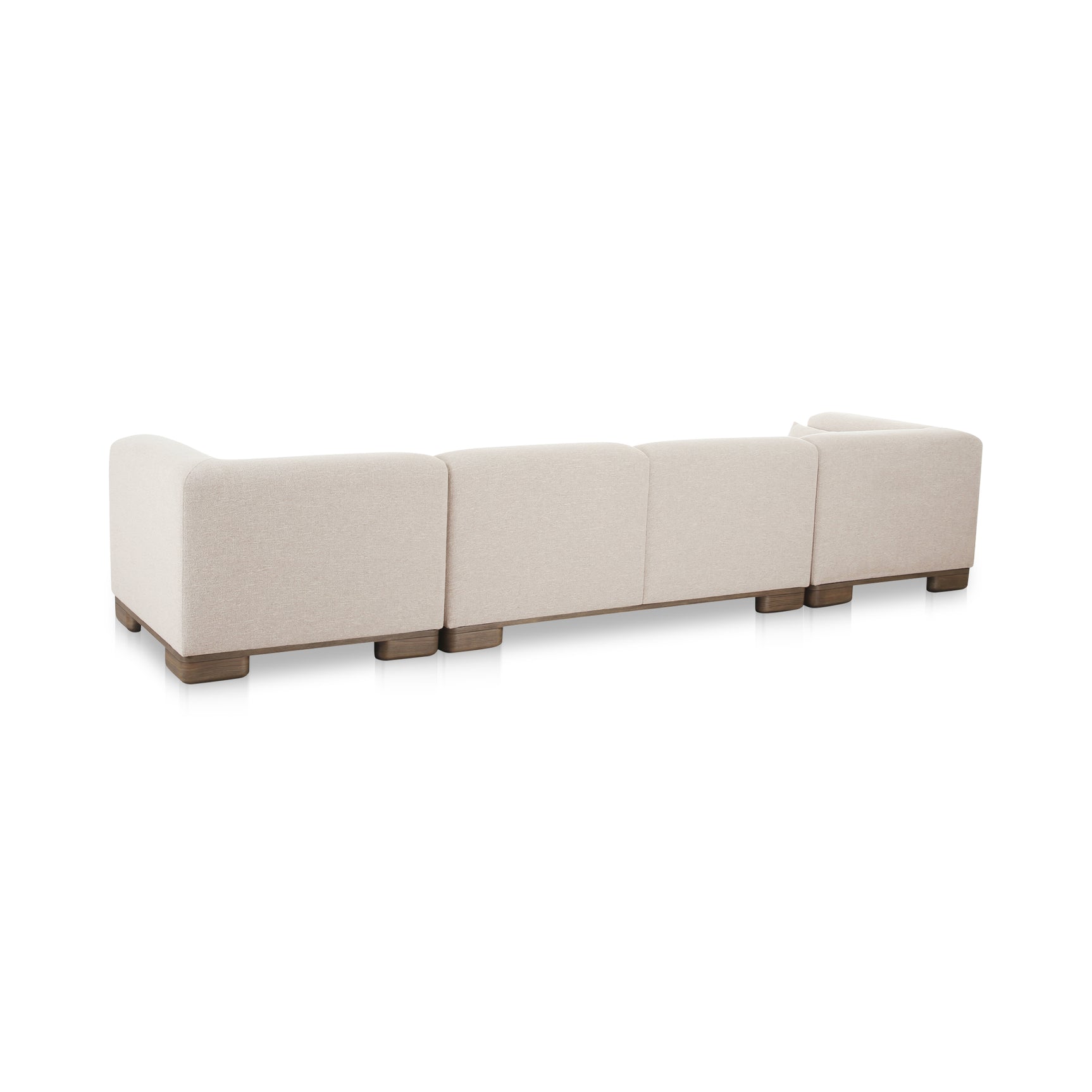 June Oatmeal Modular Sofa - Ornate Home