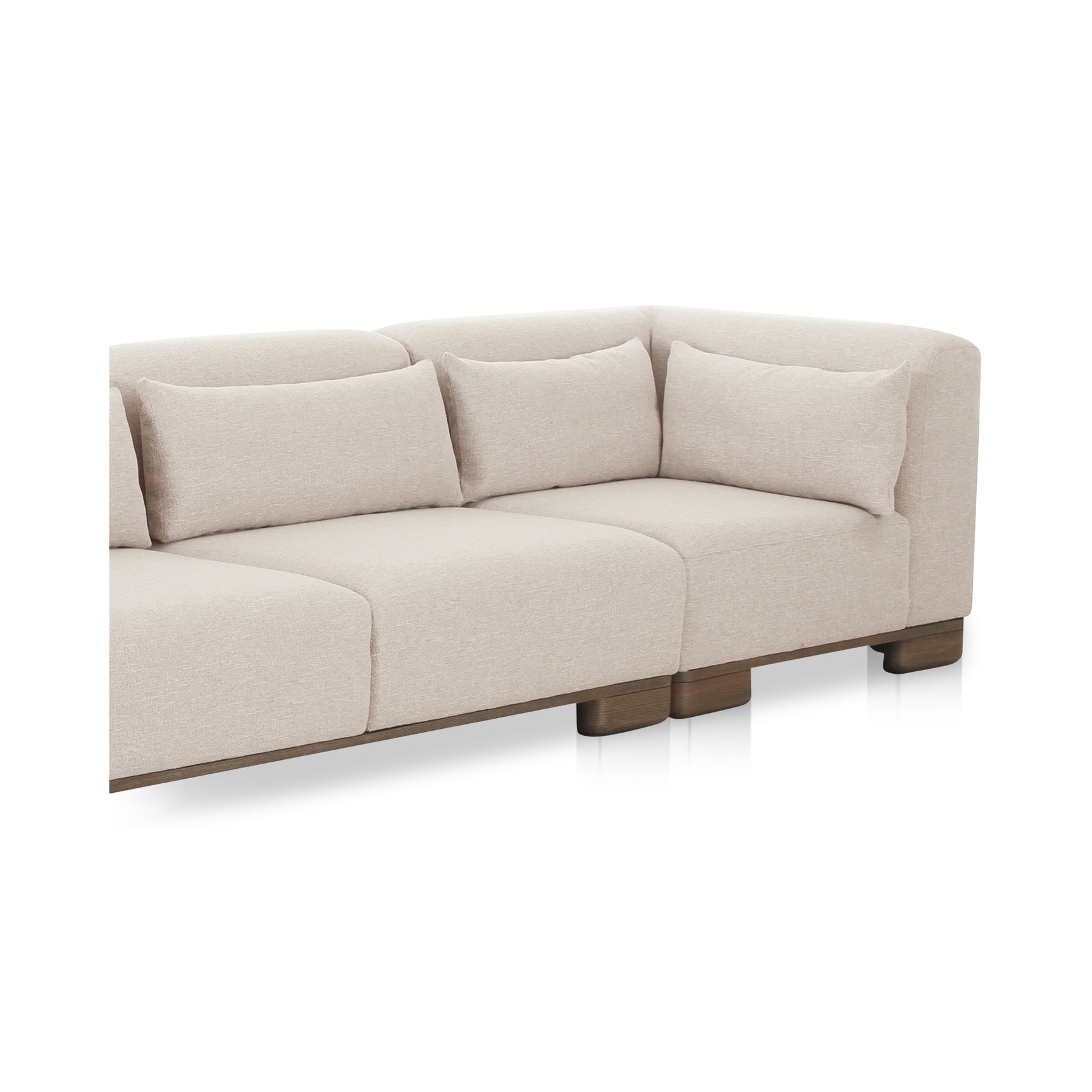 June Oatmeal Modular Sofa - Ornate Home