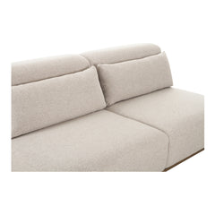 June Oatmeal Sofa - Ornate Home
