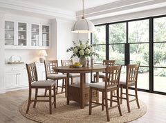 Junipero Beige Counter Height Chair (Set of 2) - Ornate Home
