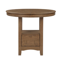 Junipero Brown Round/Oval Counter Height Table - Ornate Home