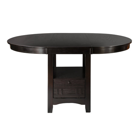 Junipero Espresso Extendable Counter Height Table - Ornate Home