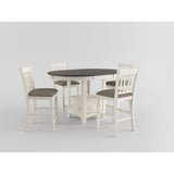 Junipero Espresso Extendable Counter Height Table - Ornate Home