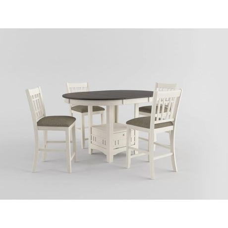 Junipero Espresso Extendable Counter Height Table - Ornate Home