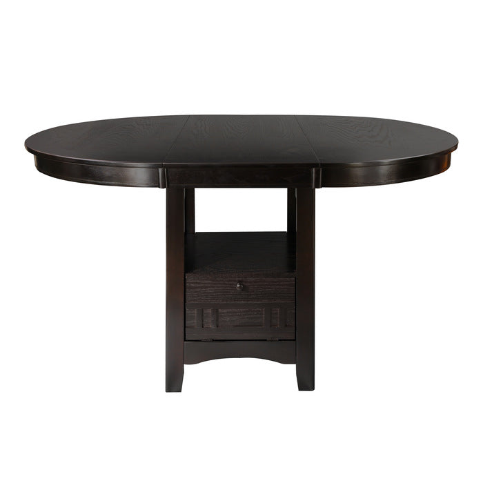 Junipero Espresso Extendable Counter Height Table - Ornate Home