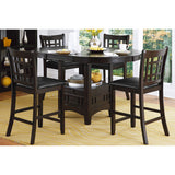 Junipero Espresso Extendable Counter Height Table - Ornate Home