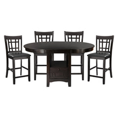 Junipero Gray 5pc Dining Set - Ornate Home