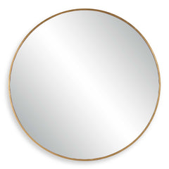 Junius Gold Large Round Mirror - Ornate Home
