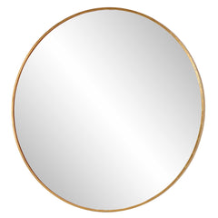 Junius Gold Large Round Mirror - Ornate Home