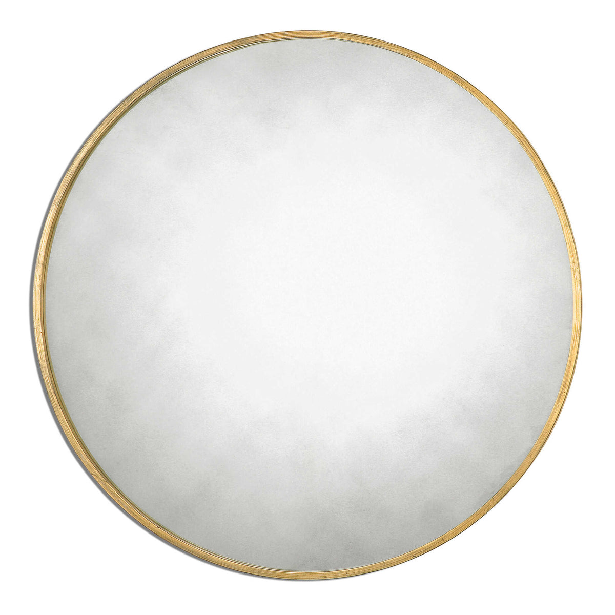 Junius Round Gold Mirror - Ornate Home