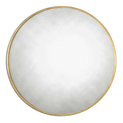 Junius Round Gold Mirror - Ornate Home