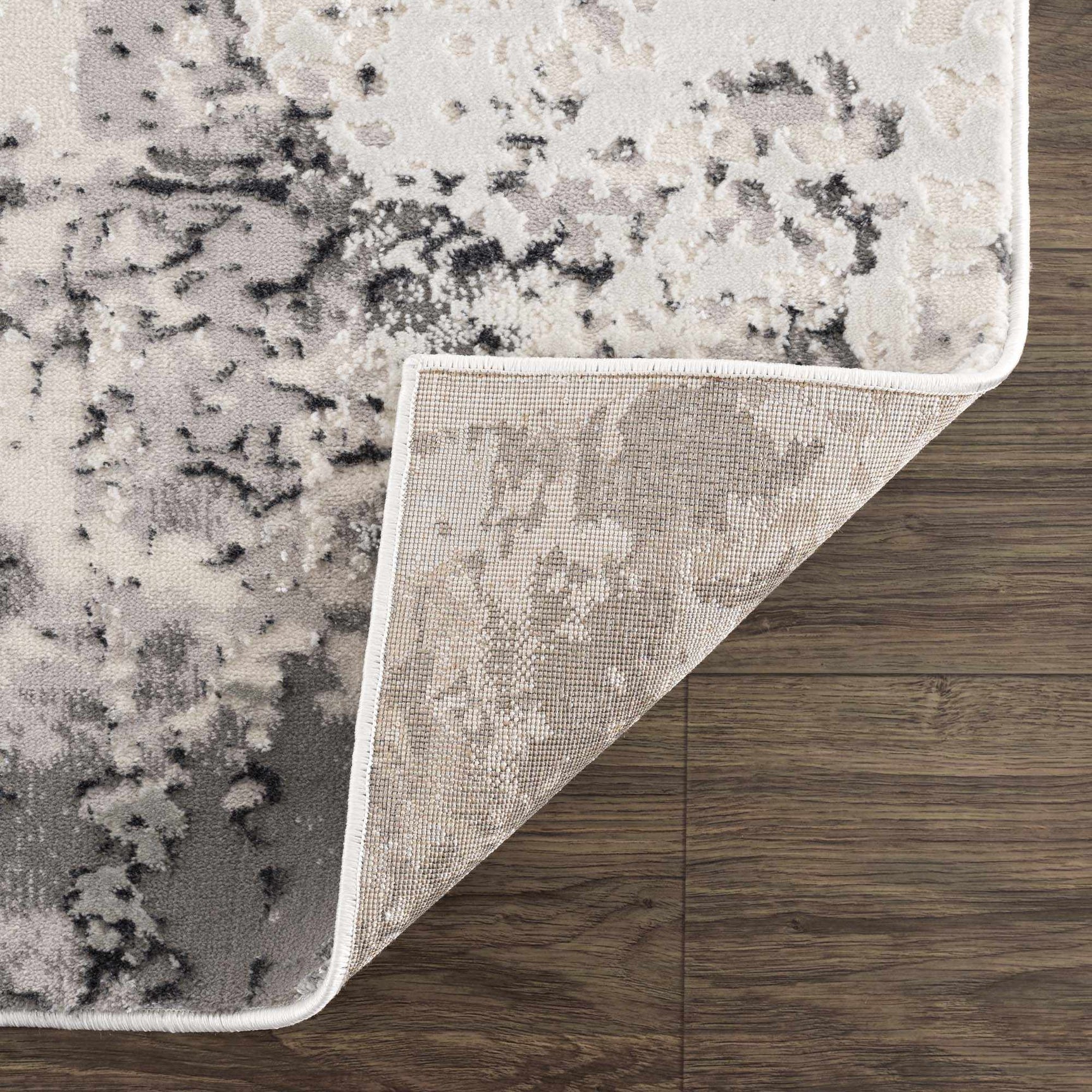 Junko Gray & Blue Marble Area Rug - Clearance - Ornate Home