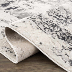 Junko Gray & Blue Marble Area Rug - Clearance - Ornate Home