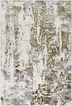 Junko Gray & Green Marble Area Rug - Clearance - Ornate Home
