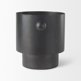 Juno Black Large Iron Vase - Ornate Home