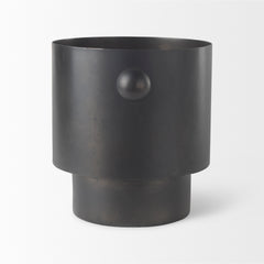 Juno Black Large Iron Vase - Ornate Home
