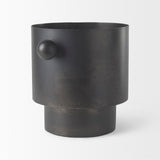 Juno Black Large Iron Vase - Ornate Home