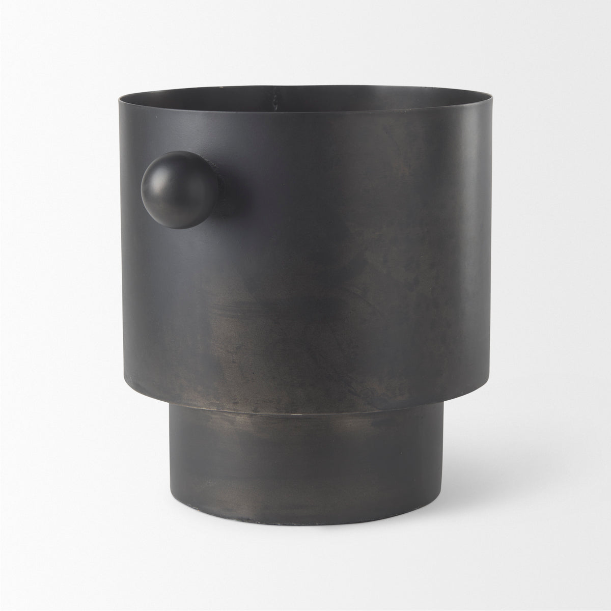Juno Black Large Iron Vase - Ornate Home