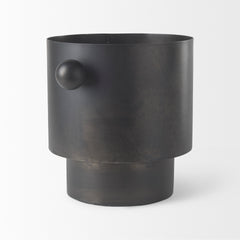Juno Black Large Iron Vase - Ornate Home