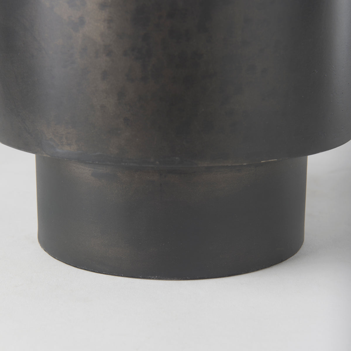 Juno Black Large Iron Vase - Ornate Home