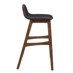 Juno Brown Wood Bar Stool (Set of 2) - Ornate Home