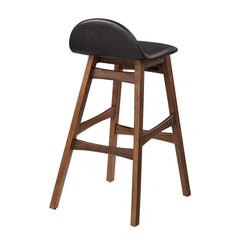 Juno Brown Wood Bar Stool (Set of 2) - Ornate Home