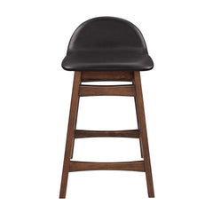 Juno Brown Wood Counter Stool (Set of 2) - Ornate Home