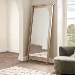 Juno Coastal Drift Floor Mirror - Ornate Home